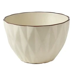 SDS by HD Designs Matte Faceted Serve Bowl