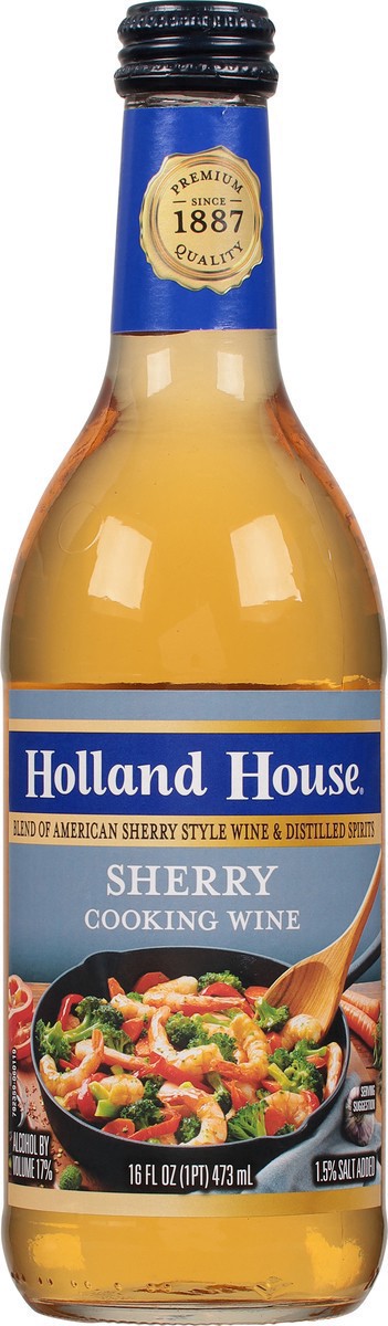 slide 9 of 9, Holland House Sherry Cooking Wine, 16 oz