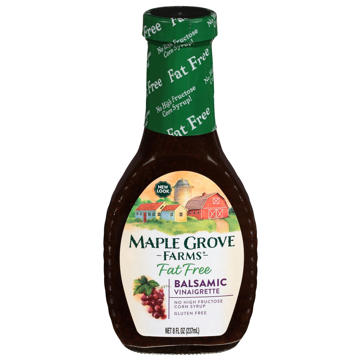 slide 1 of 12, Maple Grove Farms Fat Free Balsamic Vinaigrette 8 fl oz, 8 fl oz