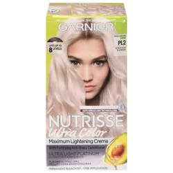 Garnier Ultra Light Platinum Mascarpone Creme PL2 Permanent Bleach Kit 1 ea