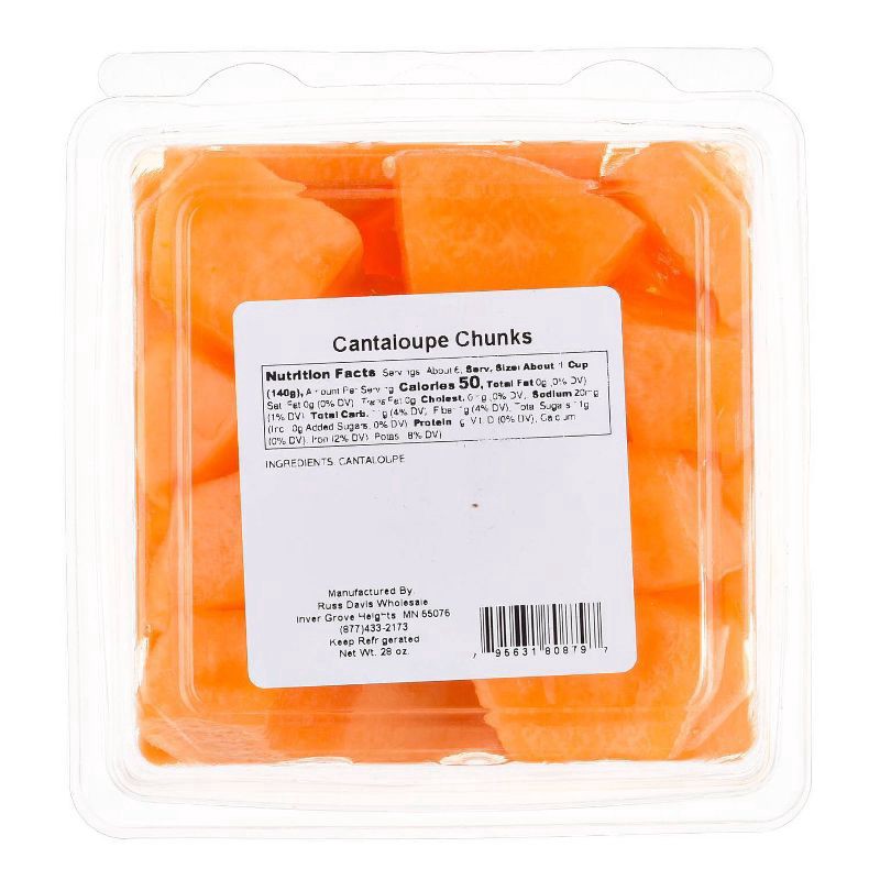 slide 3 of 3, Crazy Fresh Cantaloupe Chunks - 28oz, 28 oz