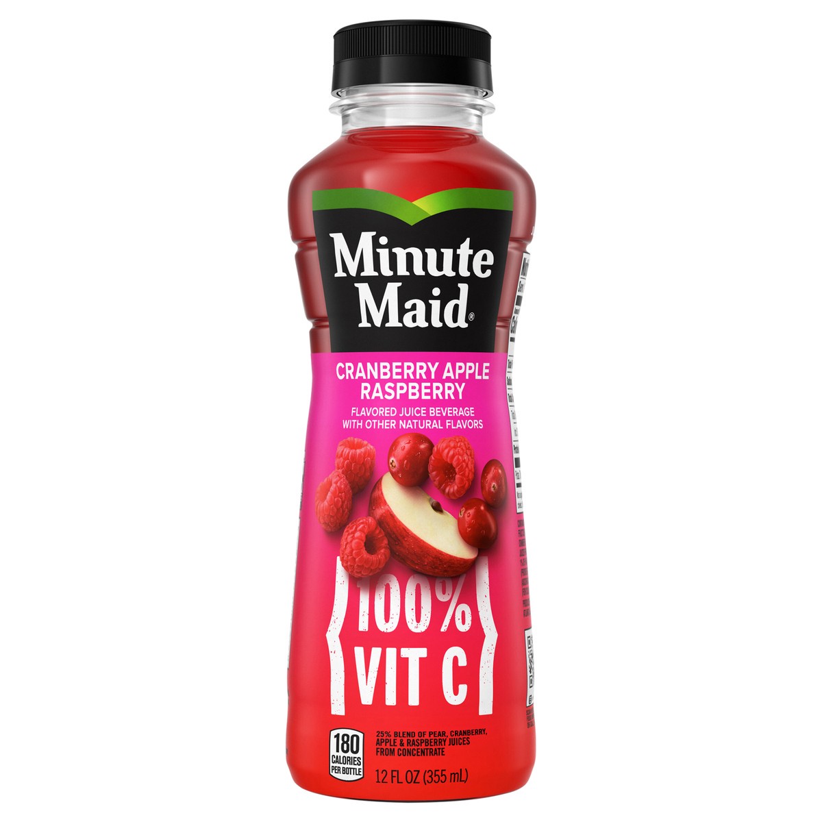 slide 1 of 5, Minute Maid JTG Cranberry Apple Raspberry Bottle, 12 fl oz, 12 fl oz