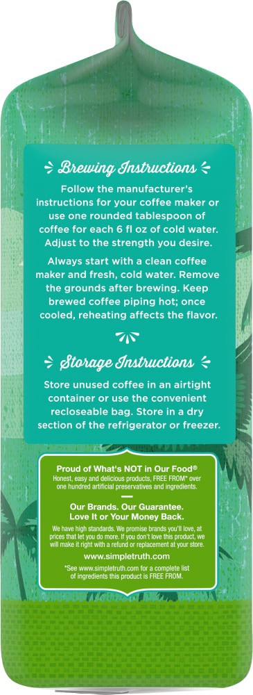 slide 2 of 6, Simple Truth Organic 100% Colombian Ground Coffee - 11 oz, 11 oz