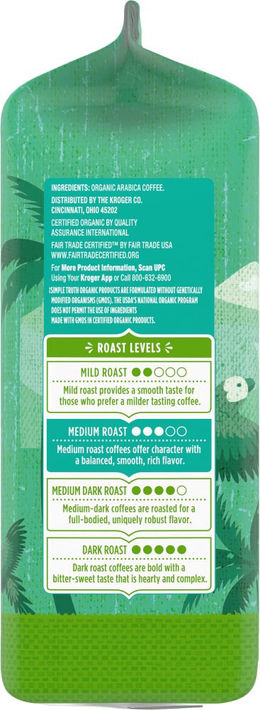 slide 4 of 6, Simple Truth Organic 100% Colombian Ground Coffee - 11 oz, 11 oz