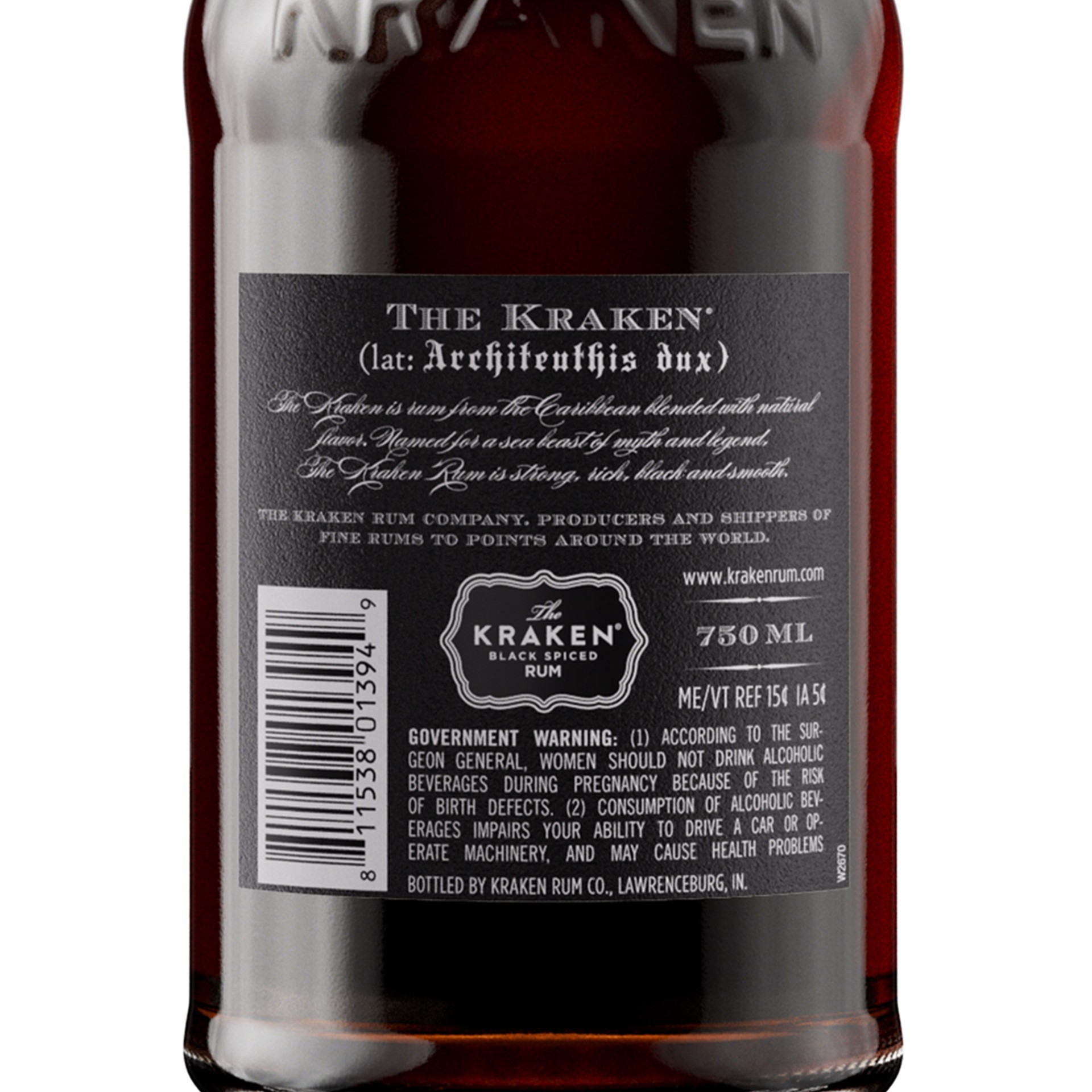 slide 2 of 5, Kraken 70 Proof - 750 ml, 750 ml