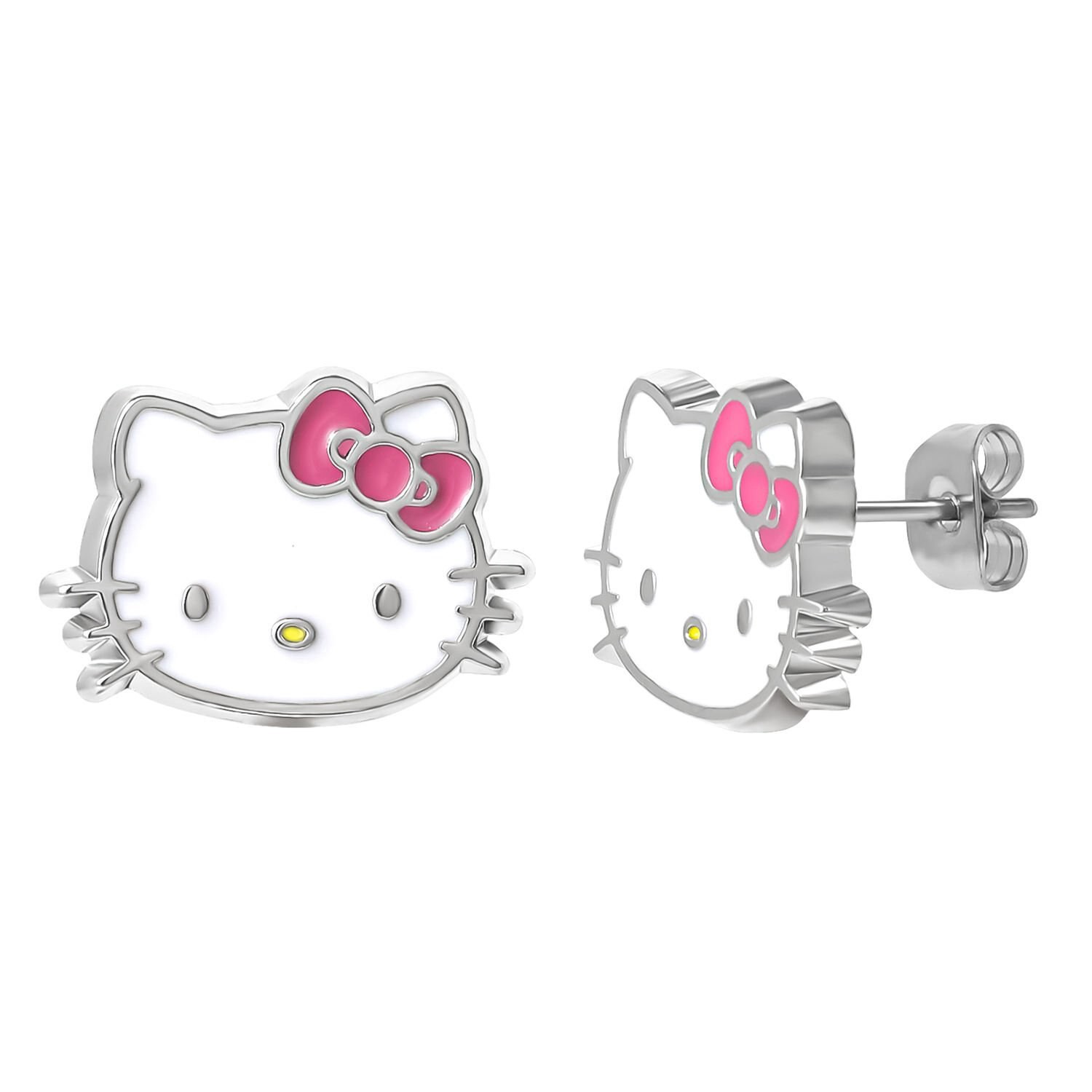 slide 2 of 4, Hello Kitty Valentine's Day Stud Earring Set, 2 Ct, 2 ct