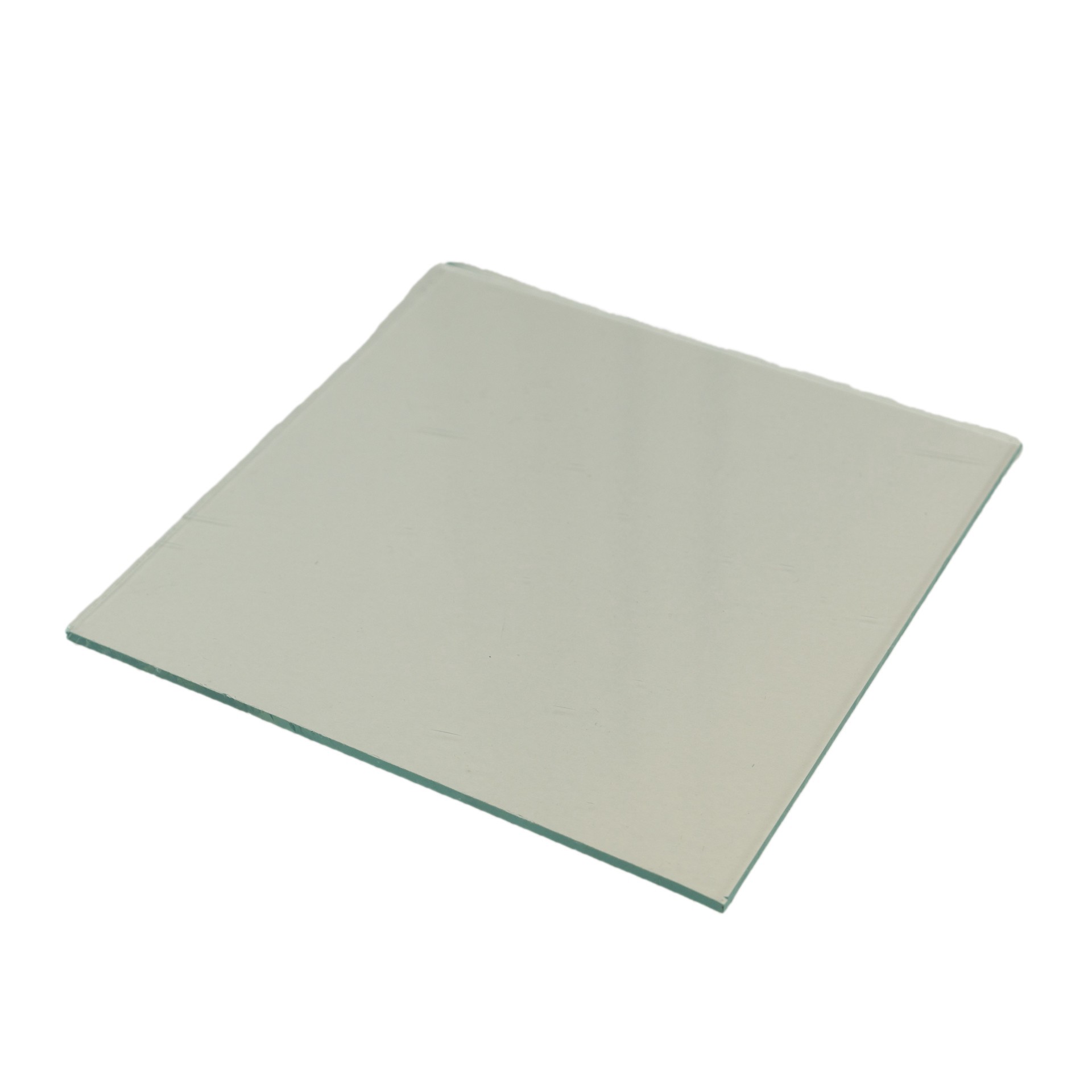 slide 3 of 3, Oceanside Glass & Tile Oceanside Compatible 6" X 6" Icicle Clear Smooth Transparent Fusible Glass, 6 in x 6 in