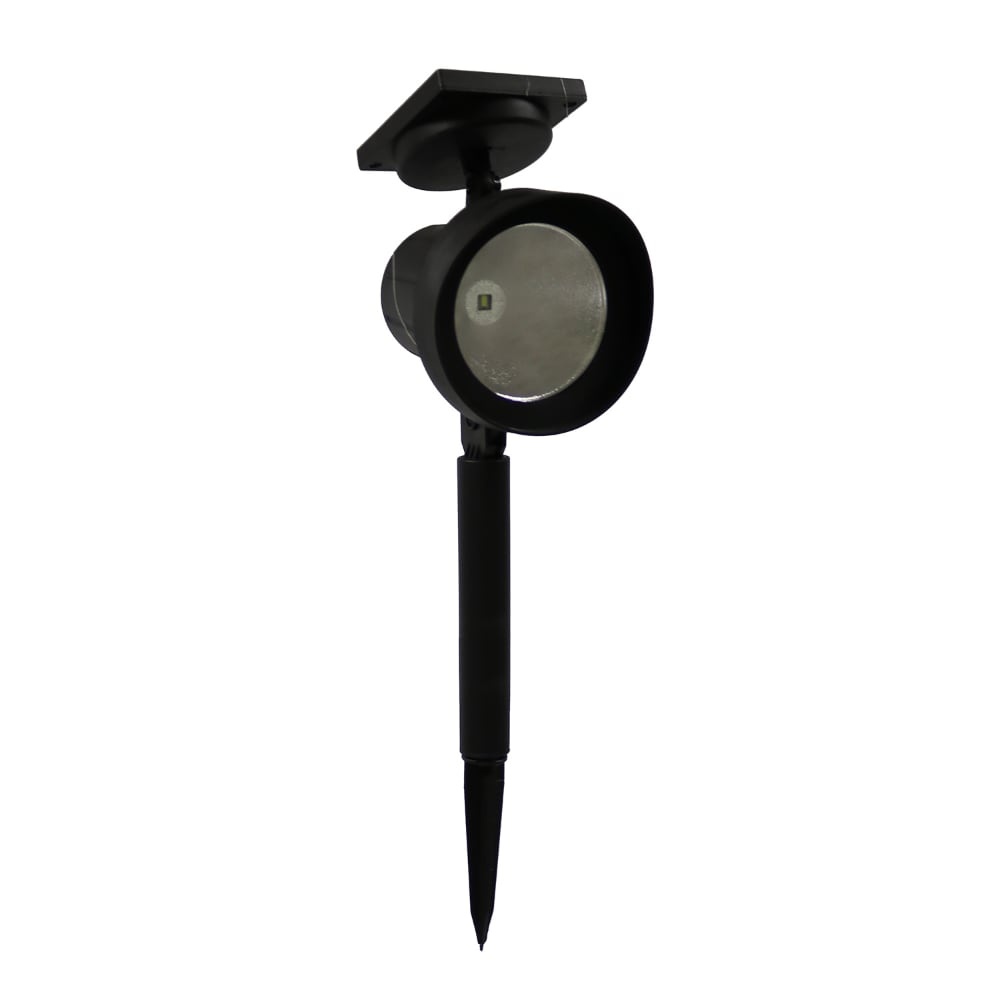 slide 1 of 1, Crosslight 15-Lumen Solar Spot Light, 5.4 in x 4.25 in x 16.5 in