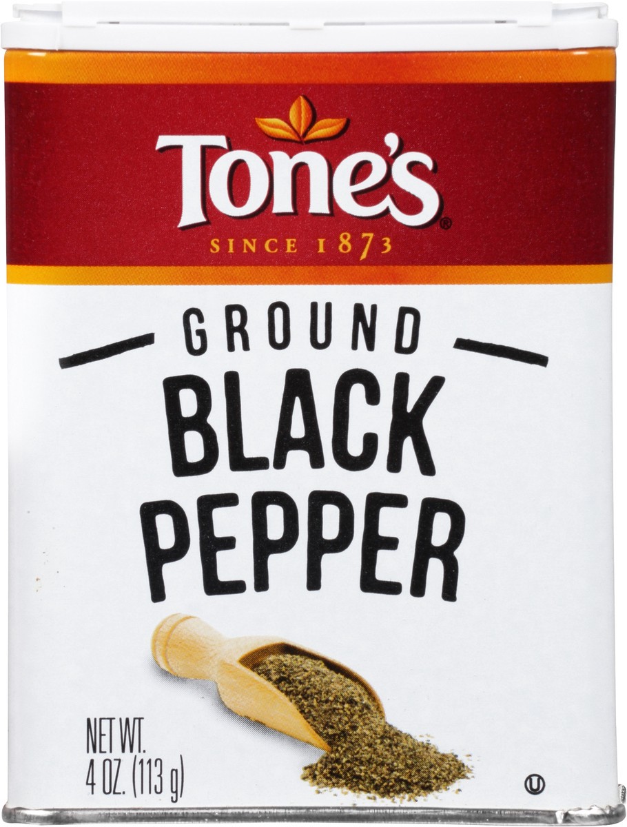 slide 4 of 12, Tone's Ground Black Pepper, 4 oz, 4 oz