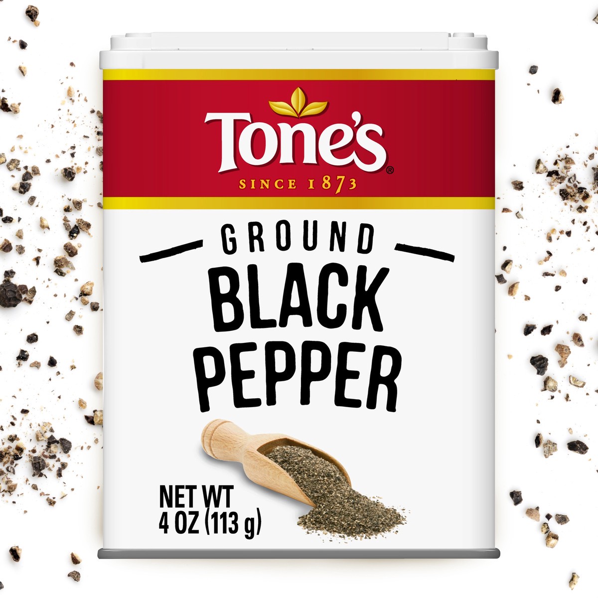 slide 9 of 12, Tone's Ground Black Pepper, 4 oz, 4 oz