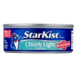 StarKist Chunk Light Tuna In Vegetable Oil