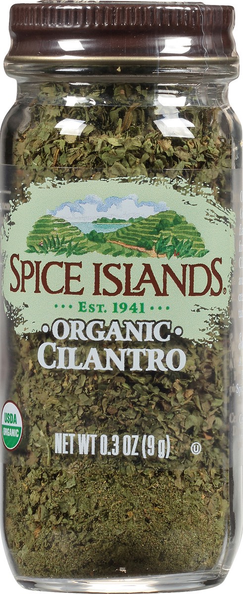 slide 2 of 10, Spice Islands Organic Cilantro 0.3 oz. Jar, 0.3 oz