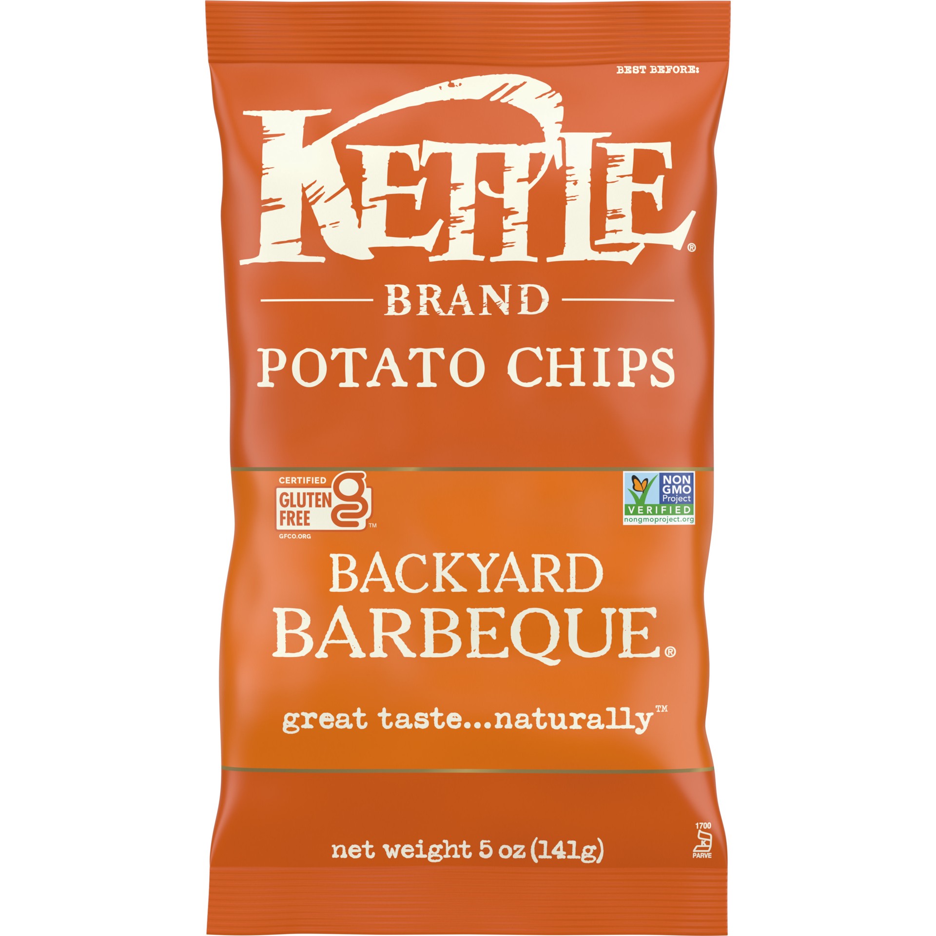 slide 1 of 5, Kettle Brand Backyard Bbq Potato Chips, 5 oz