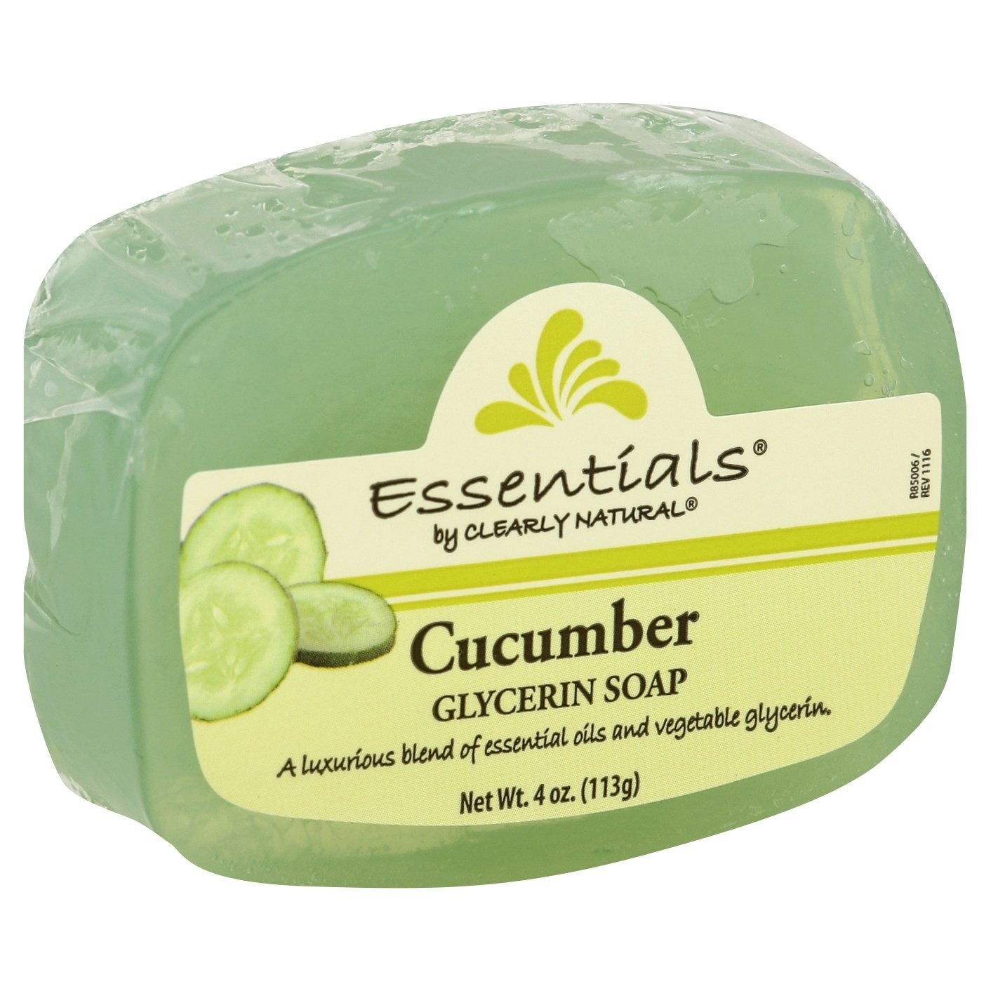 slide 1 of 2, Clearly Natural Cucumber Glycerin Soap, 4 oz