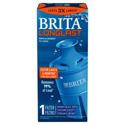 Brita Longlast Pitcher Replacement Filter, 120 gallon Filter, BPA-Free, 1 Count (36243)