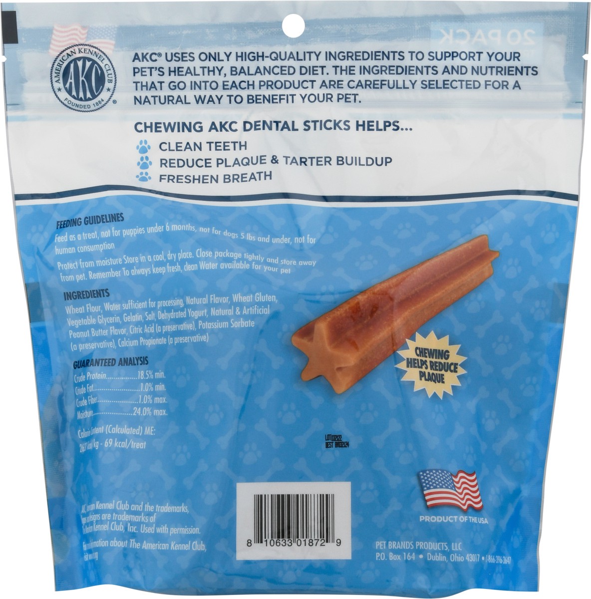 slide 5 of 9, American Kennel Club Treats For Dogs, Yogurt And Peanut Butter Flavor, 18.3 oz