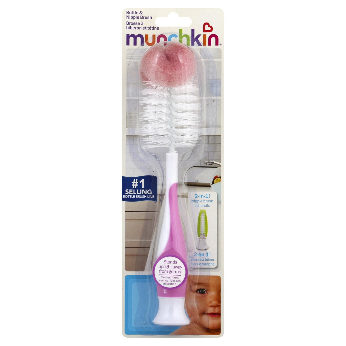 slide 5 of 8, Munchkin Brush 1 ea, 1 ct