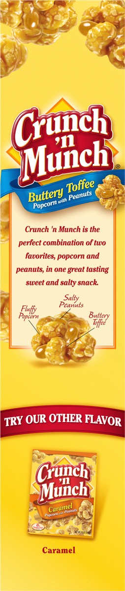 slide 7 of 9, Crunch 'n Munch Buttery Toffee Popcorn with Peanuts 6 oz, 6 oz