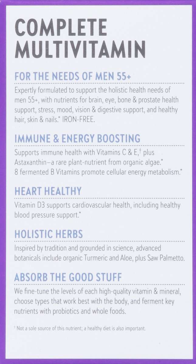 slide 4 of 9, New Chapter 55+ One Daily Every Man's Multivitamin 30 Tablets, 30 ct
