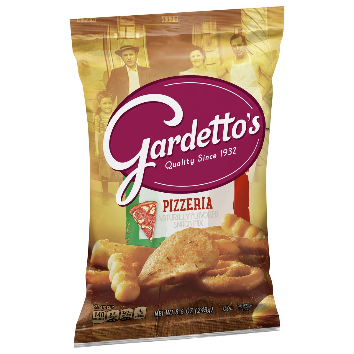 slide 3 of 9, Gardetto's Gardettos Pizzeria Snack Mix, 8.6 oz