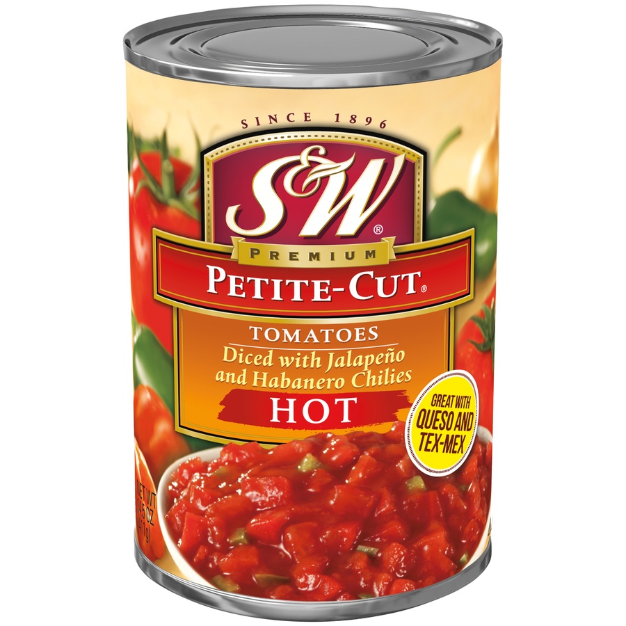 slide 1 of 3, S & W Diced Tomato With Jalapeno, 14.5 oz