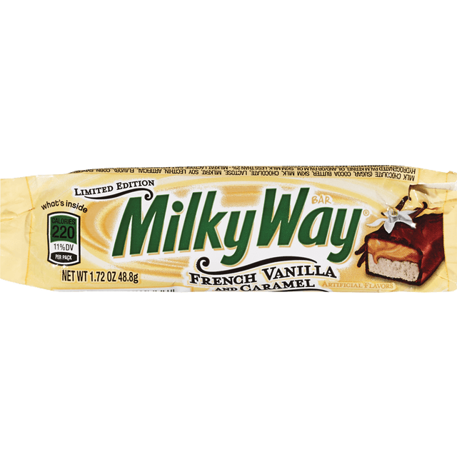 slide 1 of 1, Milky Way Bar French Vanilla And Caramel, 1.72 oz