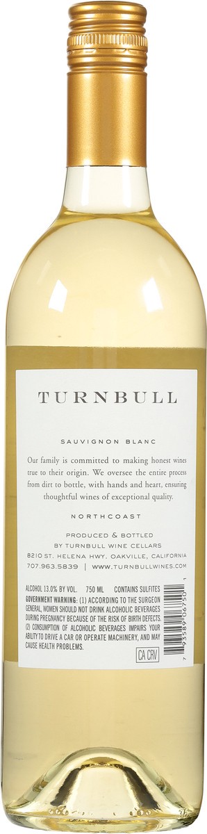 slide 11 of 12, Turnbull Sauvignon Blanc 750 ml, 750 ml