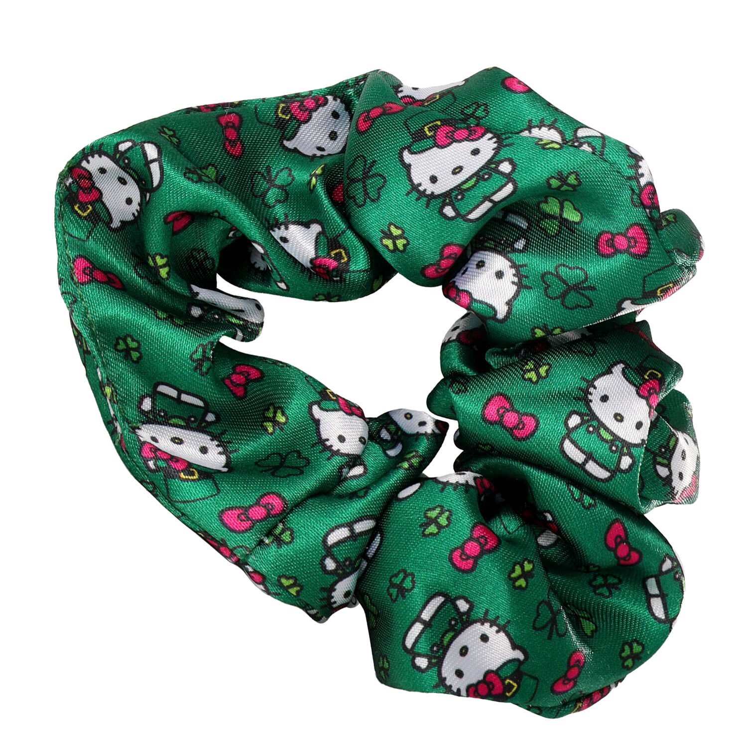 slide 2 of 4, Hello Kitty St. Patrick's Day Scrunchie Set, Green, 2 Ct, 1 ct