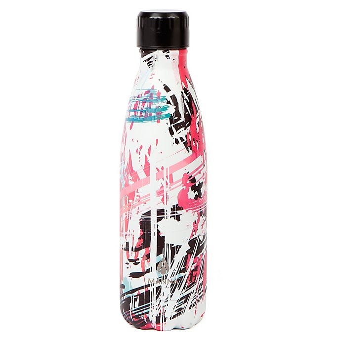 slide 1 of 1, Manna Organics Vogue Double Wall Stainless Steel Bottle - Graffiti, 17 oz