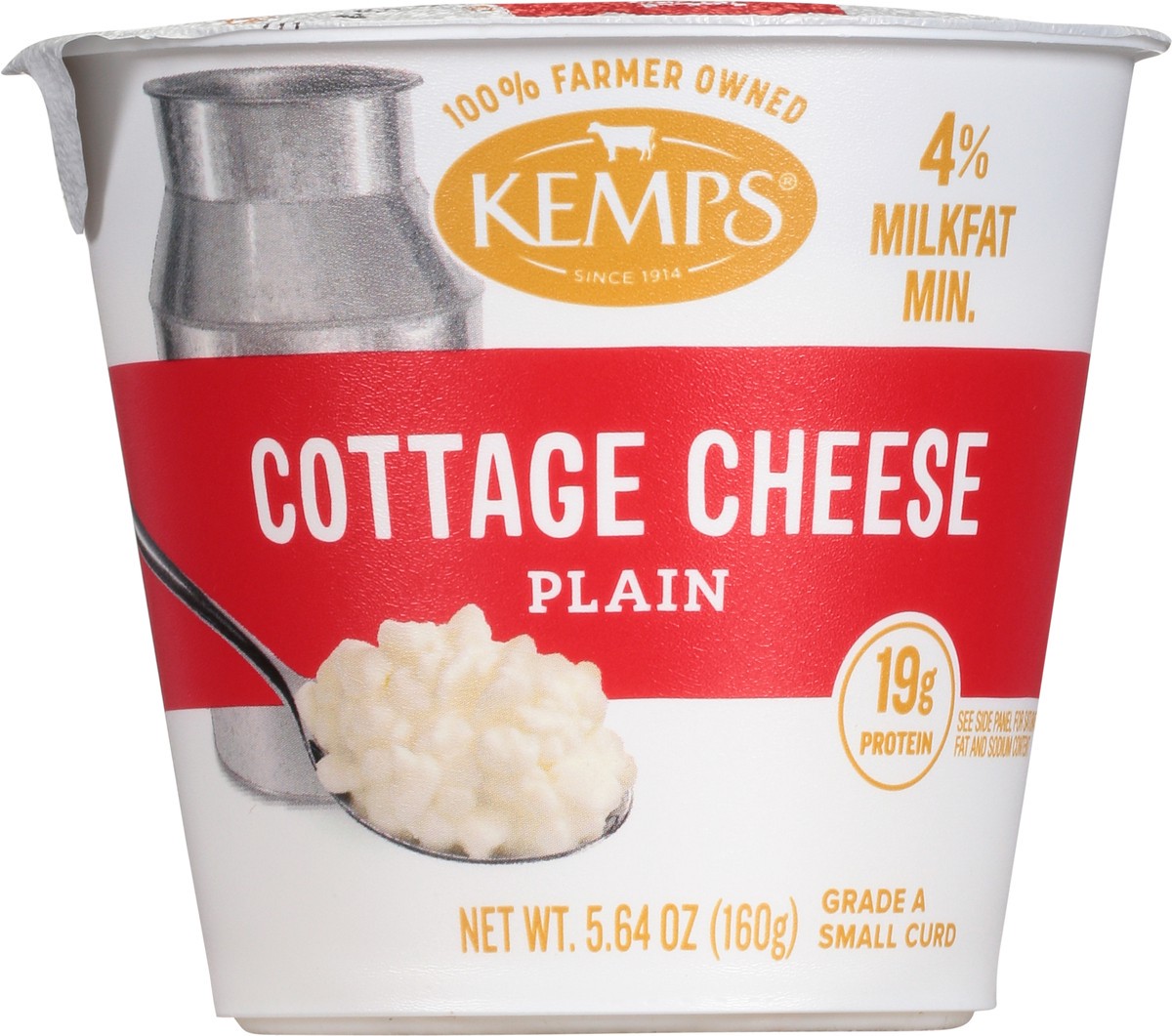 slide 9 of 14, Kemps Cottage Singles Plain 4% 5.64 oz, 5.64 oz