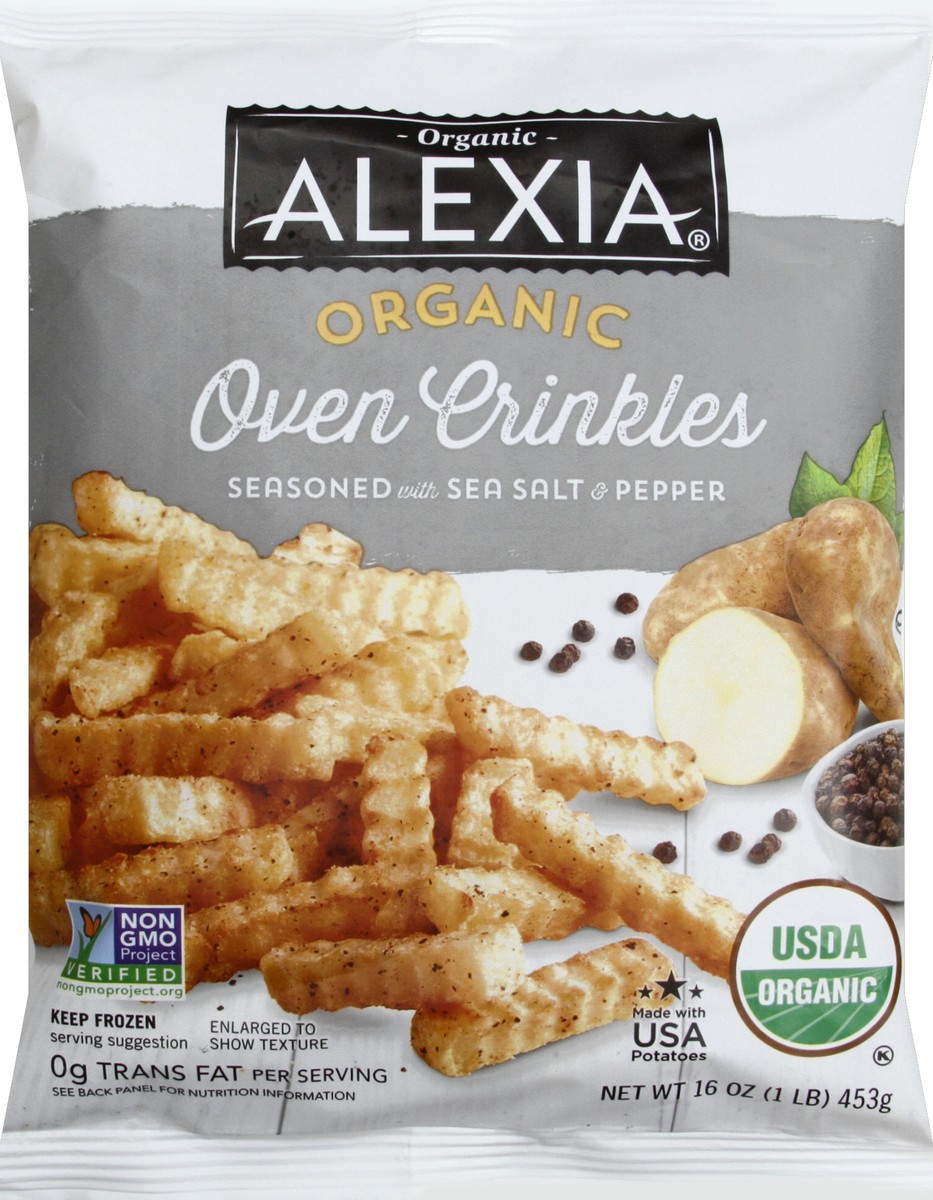 slide 5 of 6, Alexia Organic Salt and Pepper Oven Crinkles Fries, 16 oz