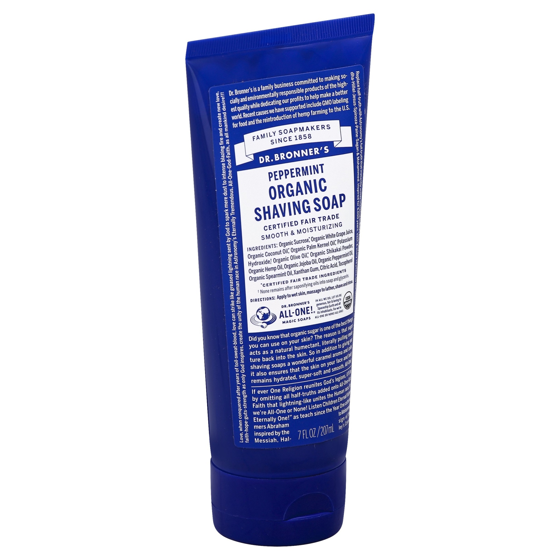 slide 1 of 1, Dr. Bronner's Shaving Soap 7 oz, 7 oz