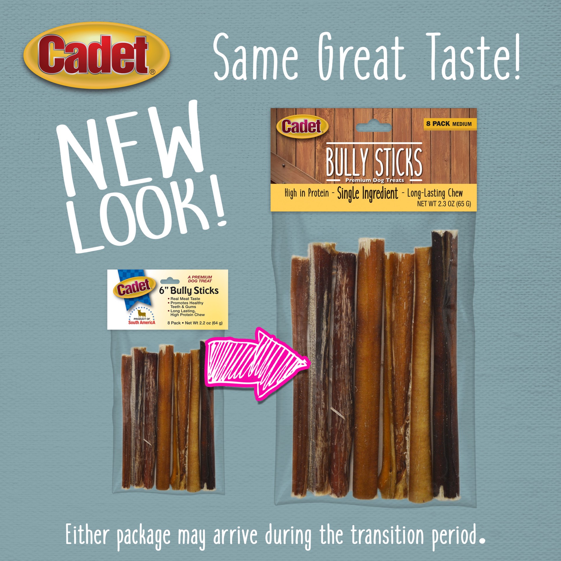 slide 7 of 10, Cadet Small Bully Sticks Small(8 Count), 8 ct