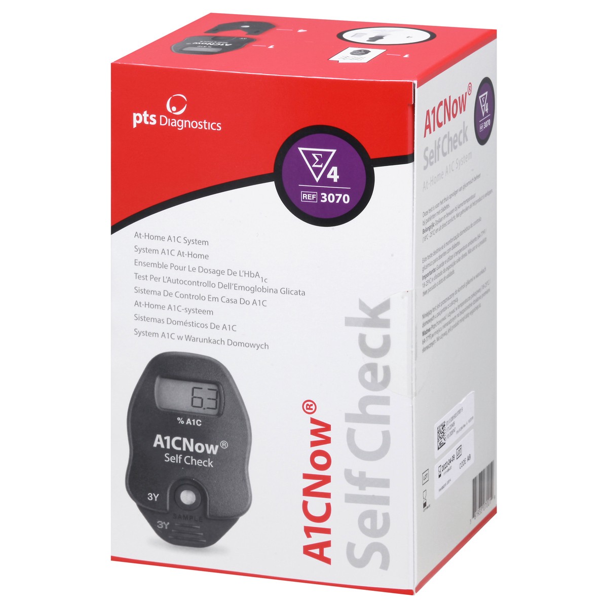 slide 3 of 11, PTS Diagnostics A1CNow Self Check Diabetic Text Kit 1 ea, 1 ct