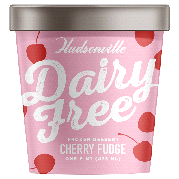 slide 1 of 1, Hudsonville Cherry Fudge Dairy Free, 16 oz