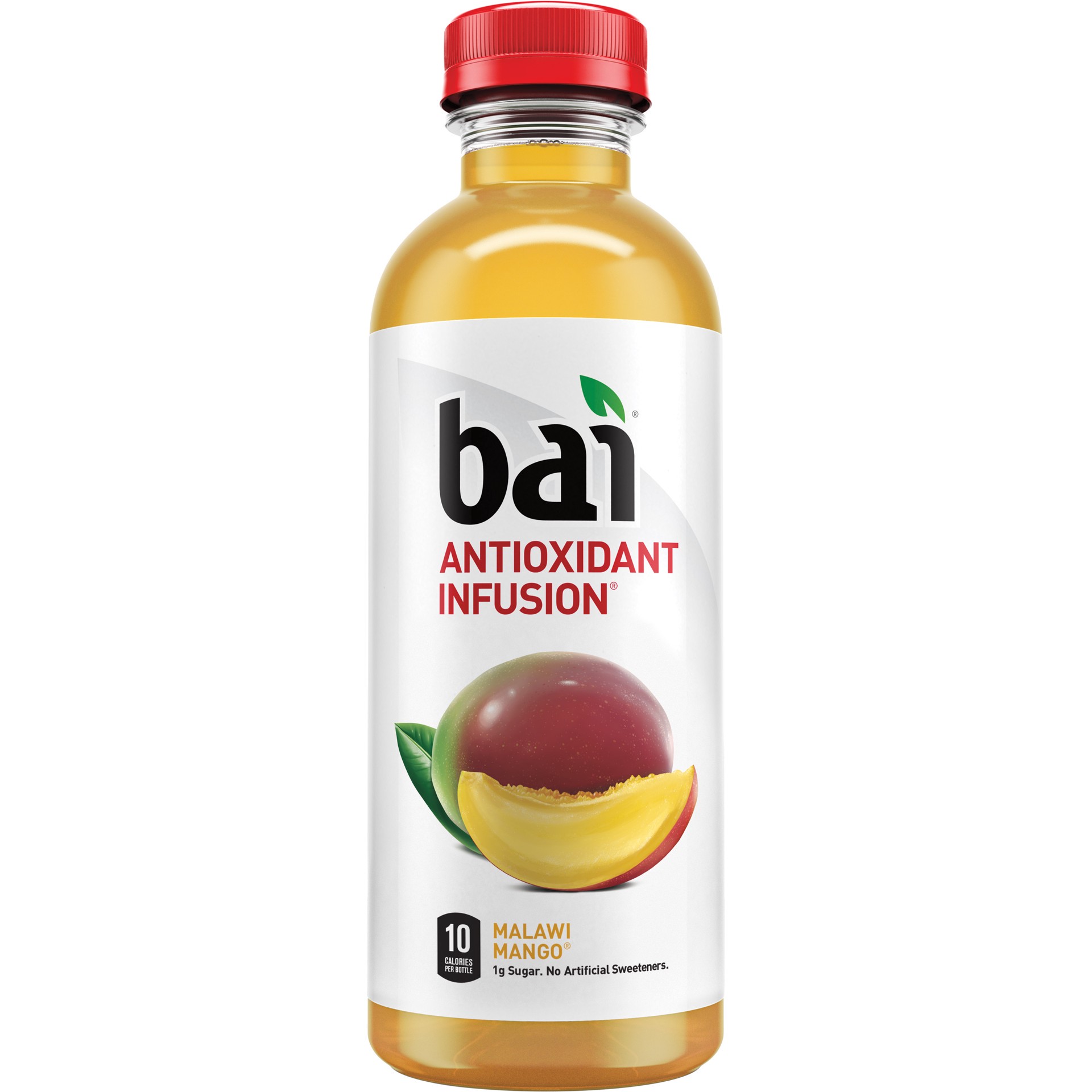 slide 3 of 3, Bai Flavored Water, Malawi Mango, Antioxidant Infused Drinks, 18 Fluid Ounce Bottle, 18 fl oz