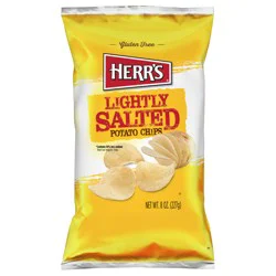 Herr's Lightly Salted Potato Chips - 8 oz