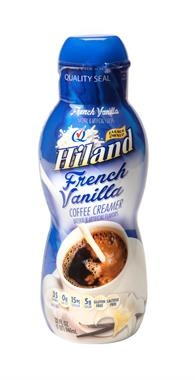 slide 1 of 1, Hiland Dairy French Vanilla Coffee Creamer, 32 fl oz