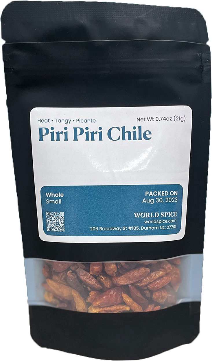slide 1 of 1, World Spice Inc. Dried Piri Piri Chiles, 0.74 oz