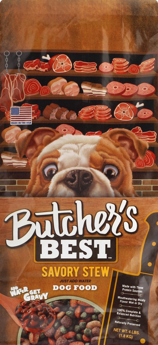 slide 1 of 1, Butcher's Best Dog Food 4 lb, 4 lb