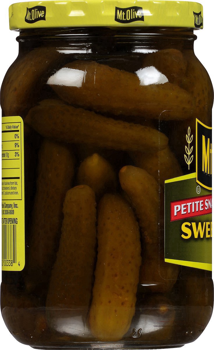 slide 8 of 21, Mt. Olive Petite Snack Crunchers Sweet Petite Pickles 16oz, 16 oz