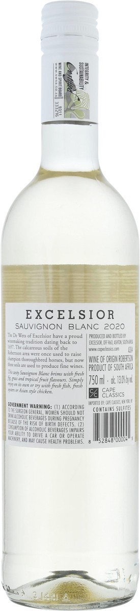 slide 6 of 12, Excelsior Sauvignon Blanc 750 ml Bottle, 750 ml