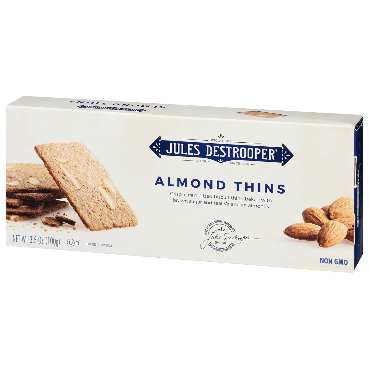 slide 7 of 9, Jules Destrooper Almond Thins, 3.5 oz