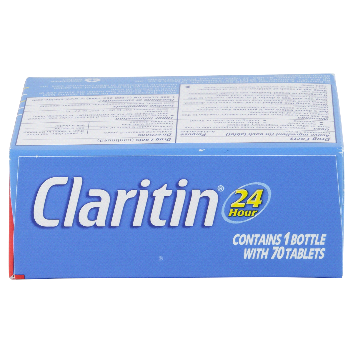slide 4 of 5, Claritin 24 Hour Non-Drowsy Allergy Relief Tablets , 70 ct; 10 mg