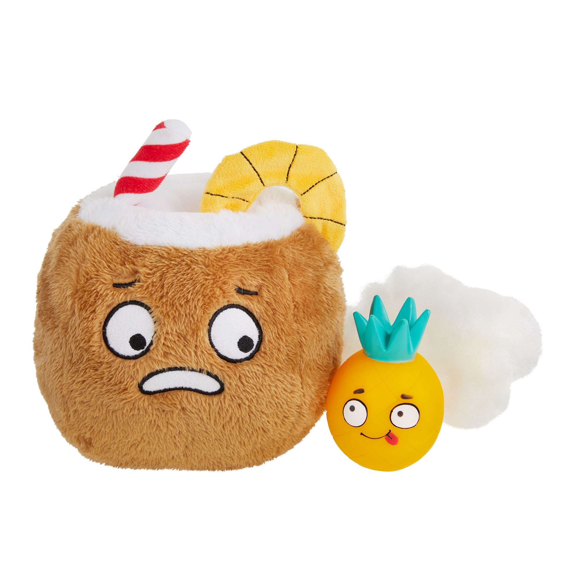 slide 1 of 1, OMG! SURPRISE Coconut 2 Toys In 1 Dog Toy - Plush, Squeaker, 1 ct
