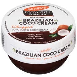 Palmer's Coconut Oil Formula Brazilian Coco Whipped Bum, Bust & Body Cream, 8.8 oz