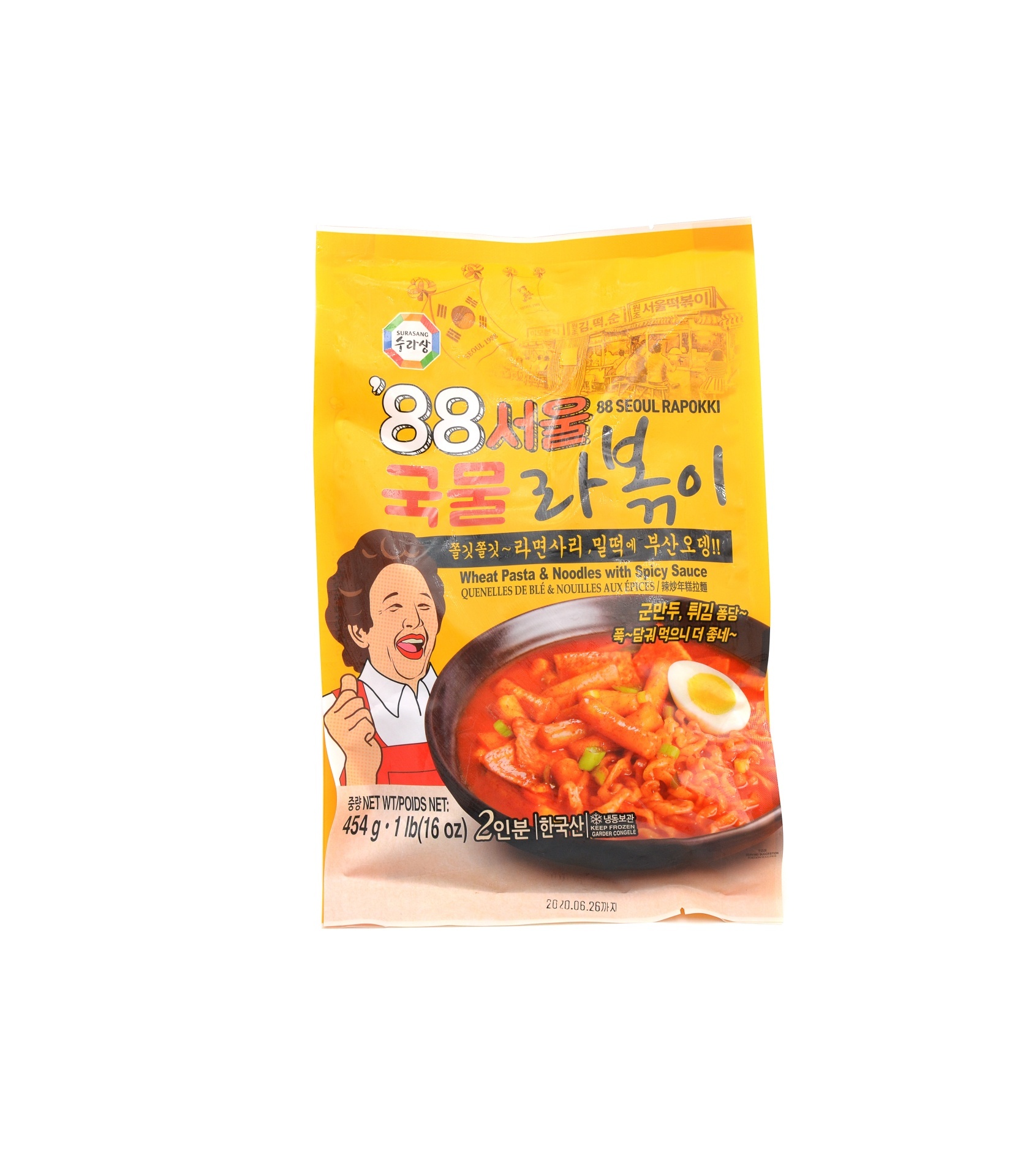 slide 1 of 1, Surasang Sura Wheat Pasta and Noodles With Spicy Sauce, 1 lb