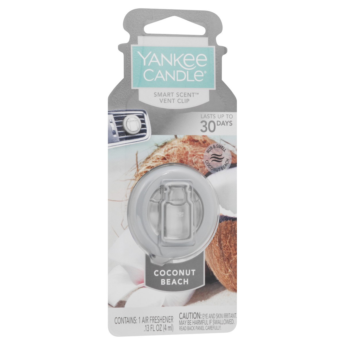 slide 10 of 11, Yankee Candle Vent Clip Coconut Beach, 0.13 oz