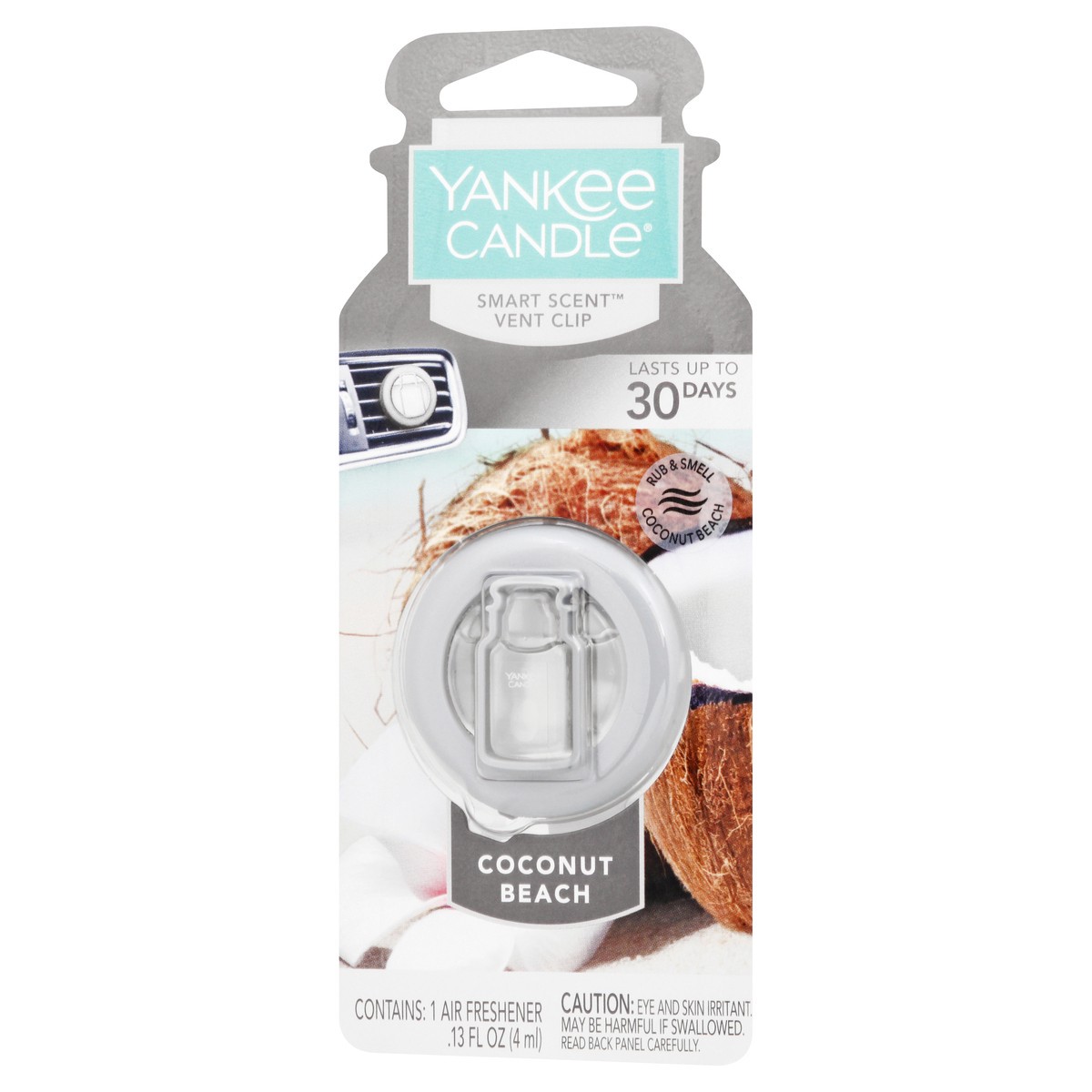 slide 11 of 11, Yankee Candle Vent Clip Coconut Beach, 0.13 oz