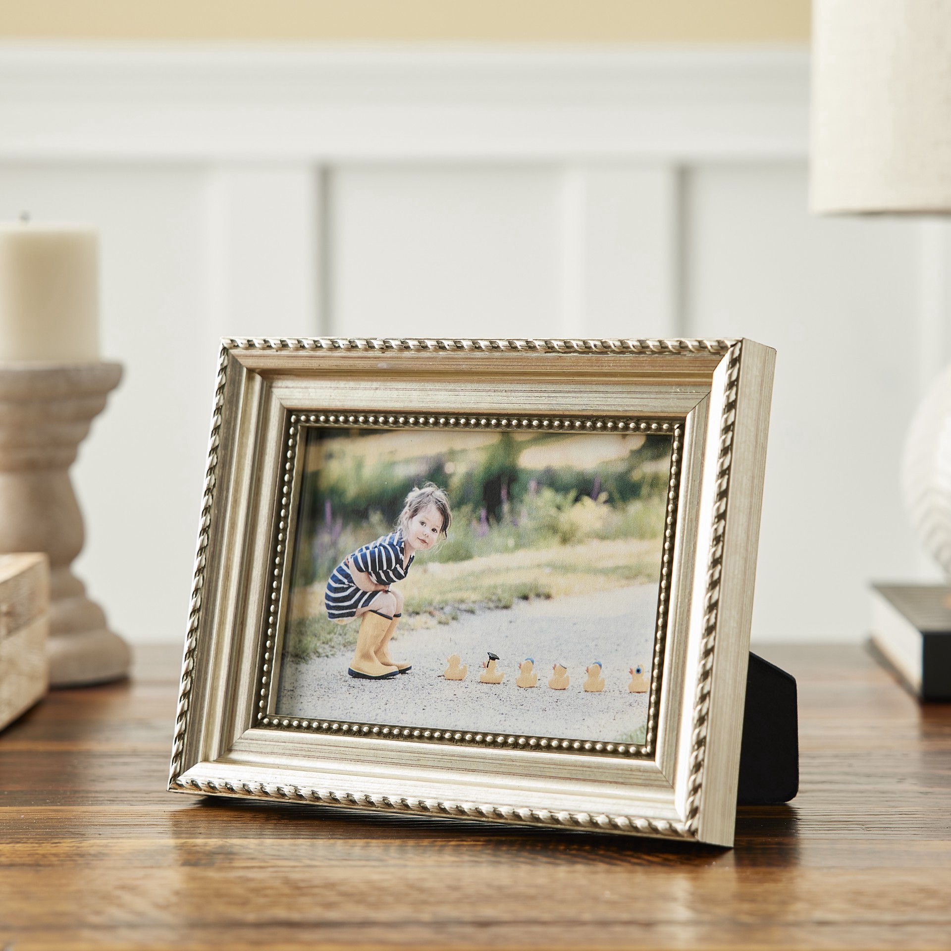 slide 3 of 5, Expressions Silver Ornate Frame By Studio Decor, 5 in x 7 in